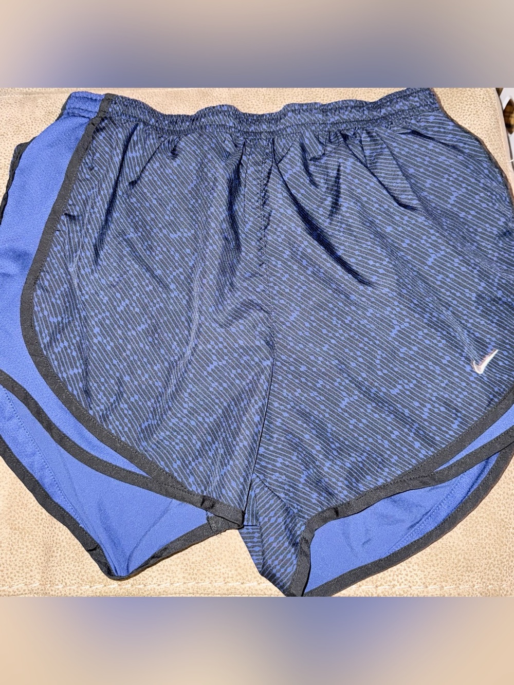 Nike Blue Athletic Running Shorts Dry Fit